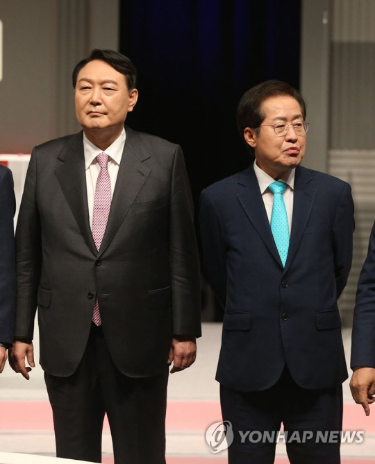 윤석열, 홍준표(사진=연합뉴스)